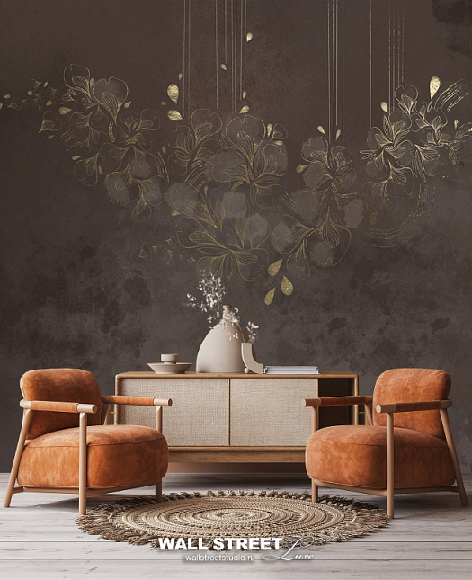 Фотообои в интерьере артикул Luxe 8, LUXE, Wall street