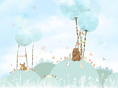 Фотообои Little Forest 5, LITTLE FOREST, Wall street Фотообои Little Forest 5, LITTLE FOREST, Wall street
