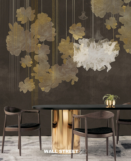 Фотообои в интерьере артикул Luxe 3, LUXE, Wall street Фотообои в интерьере артикул Luxe 3, LUXE, Wall street